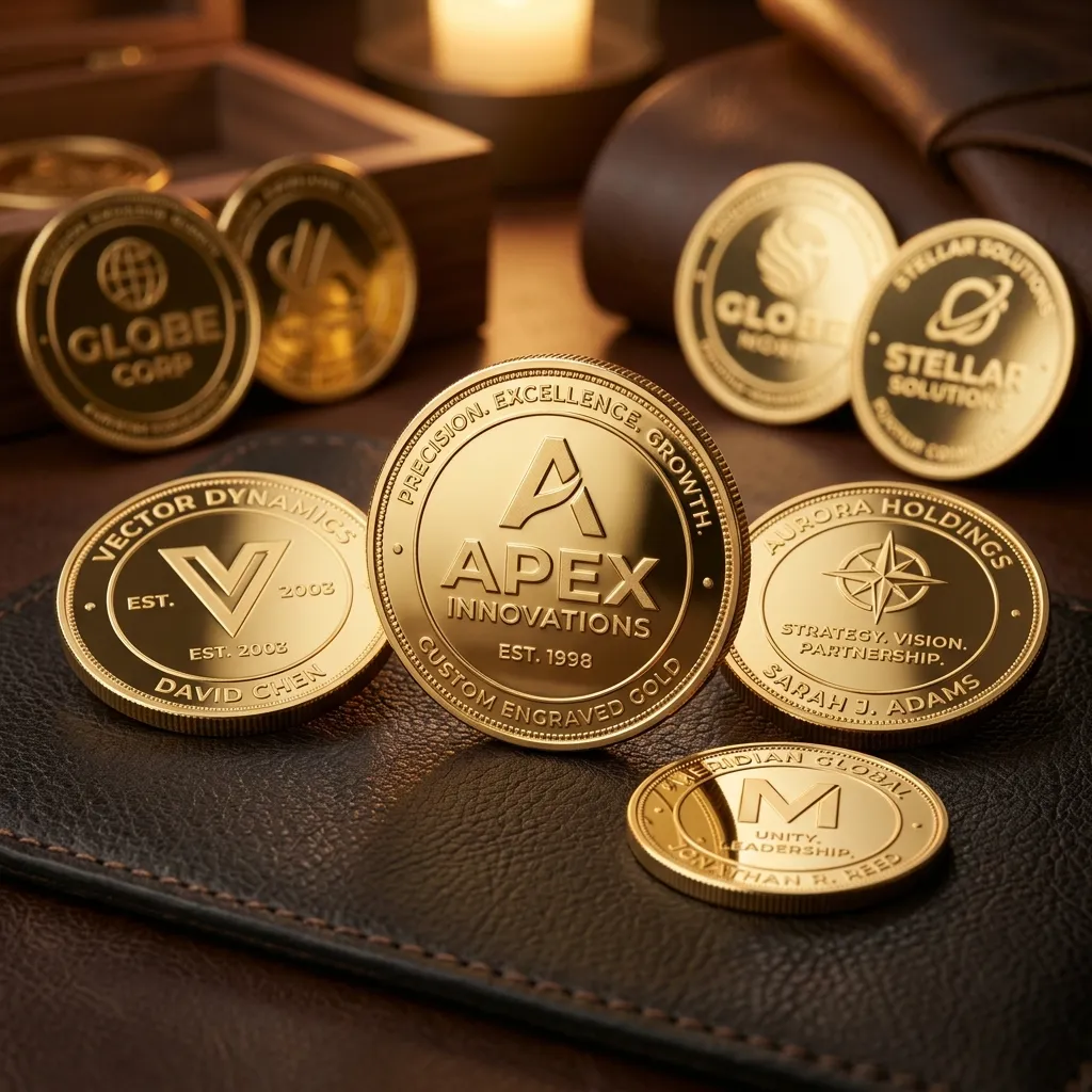 Custom Medallions - Hallmark Gold Jewellery & Bullion in Beed