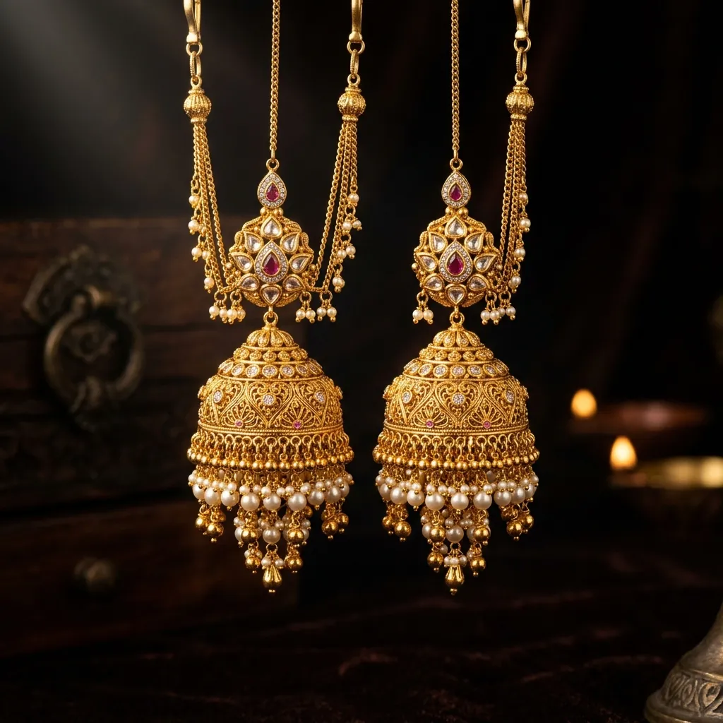 Earrings - Hallmark Gold Jewellery & Bullion in Beed