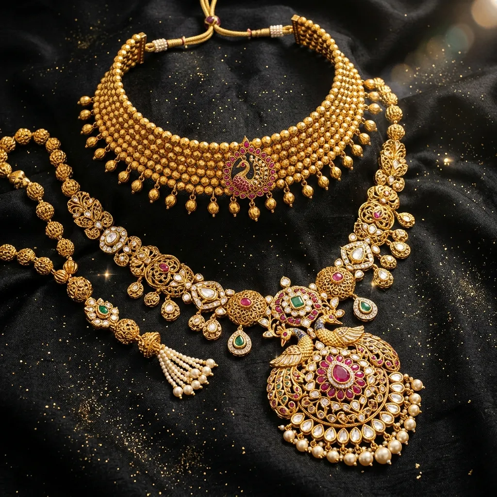 Maharashtrian Traditional Bridal Jewellery Guide: Thushi, Ganthans & Bormal